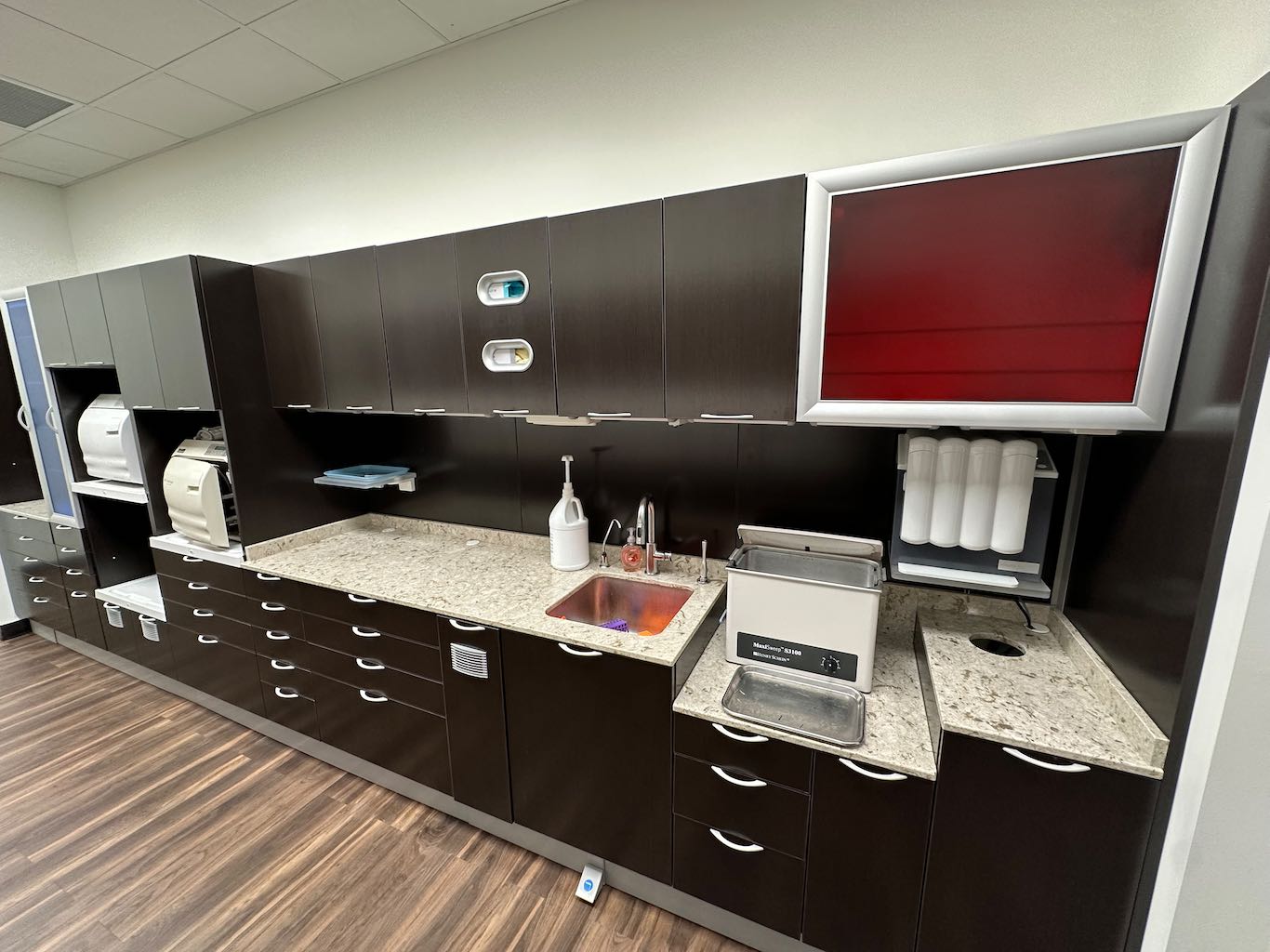 Sterilization and safety equipment at Harrison Family Dentistry